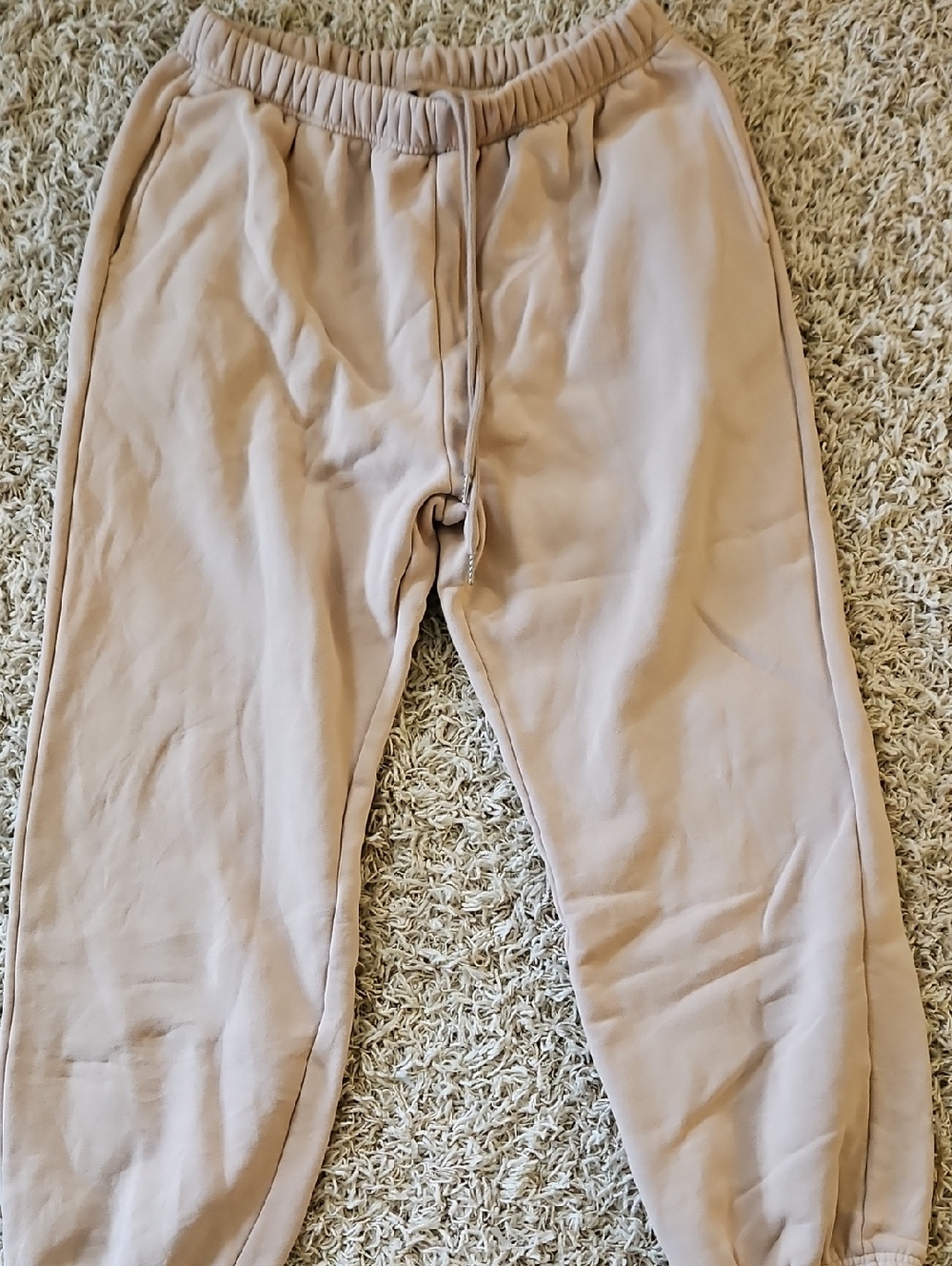 Womens Neutral Tan Sweatpants
